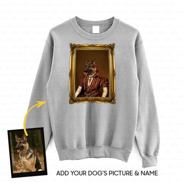 Personalized Dog Gift Idea - Royal Dog's Portrait 30 For Dog Lovers - Standard Crew Neck Sweatshirt